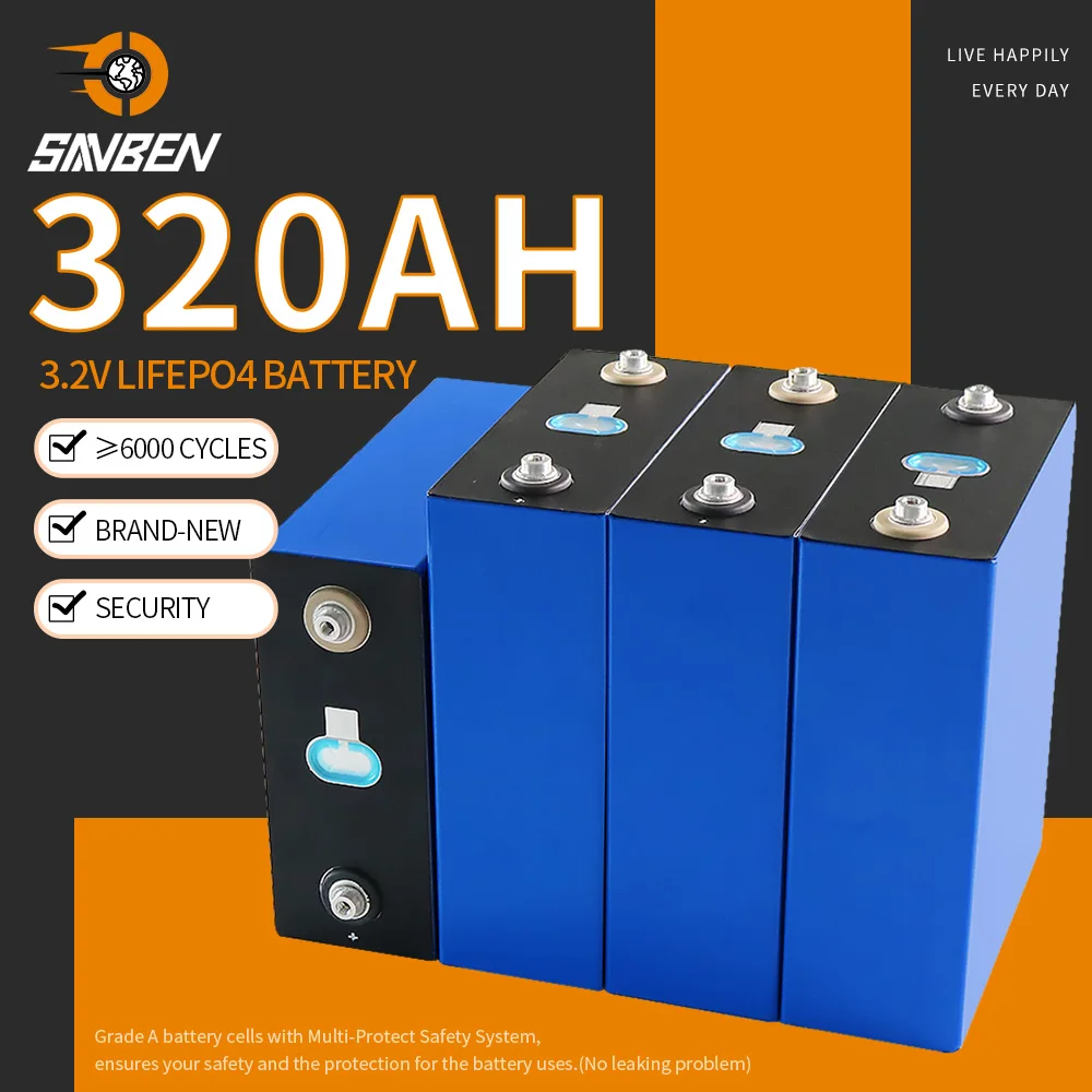 

8pcs 100% NEW lifepo4 310AH 3.2V 280AH Prismatic Cell 320Ah Battery Pack 105AH 12v 120AH 3.2V 161AH 200AH Gread A TAX FREE