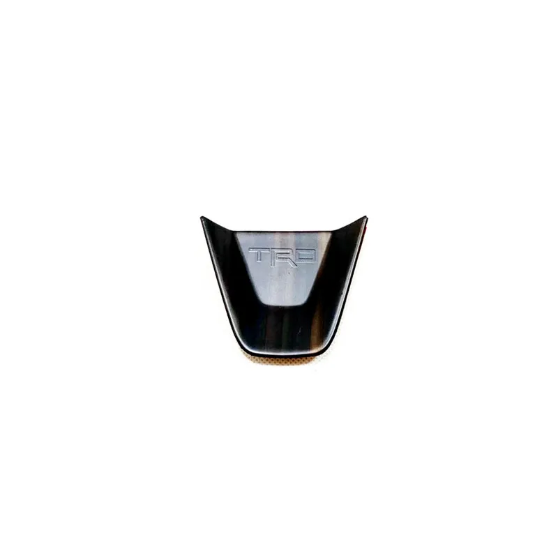 

CarInterior Styling Sticker Shell Accessories Wood grain 2019 2020 for Toyota RAV4 Car Steering Wheel Button Frame Cover Trim