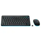 Беспроводная клавиатура и мышь Logitech MK245, комбинированный набор, перезаряжаемая испанская клавиатура с мышью для ПК, планшета, настольного компьютера