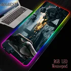 MRGBEST множество выбора коврика для мыши поле боя Giel большие игры RGB игроки ПК компьютерный коврик для мыши Коврик для мыши Подсветка клавиатуры настольные коврики