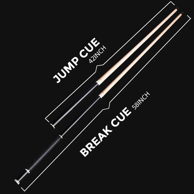 Help You Break And Run Professional Cue 58' Jianying Punch Jump 13.2mm Tip Hard Maple Shaft Linen Wrap Billiards Stick | Спорт и