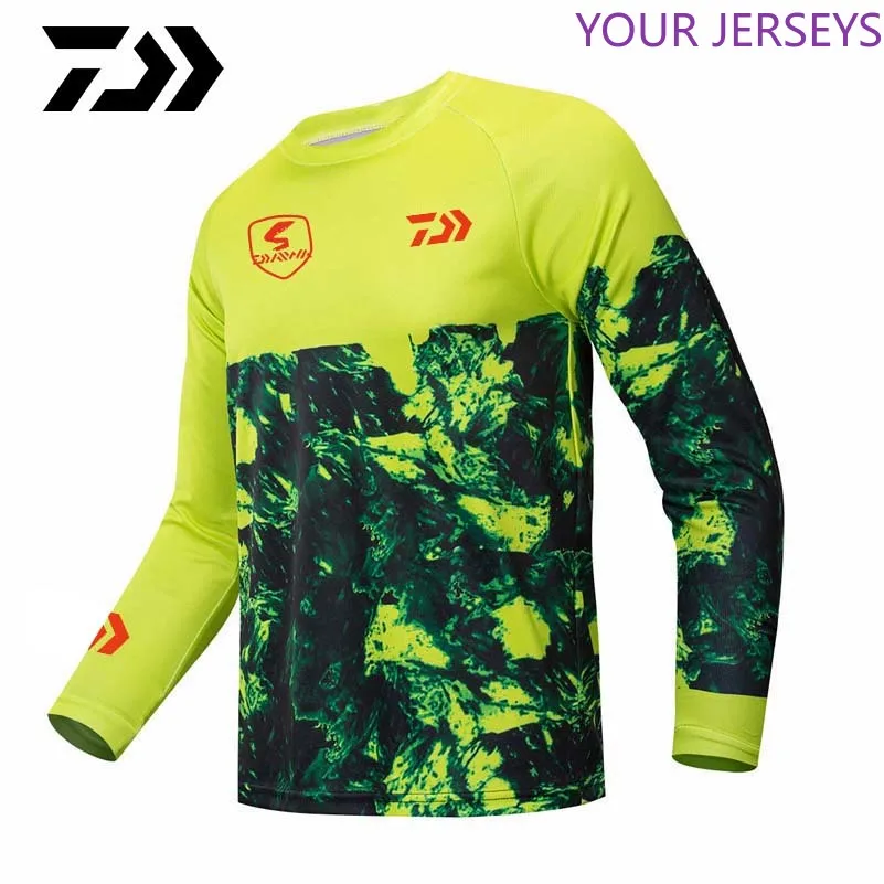 

A Fishing Clothes Jersey Motorcycle Moto Long Sleeve T Shirt Off-road 100% Polyester Anti-uv Pesca Pesca Camiseta