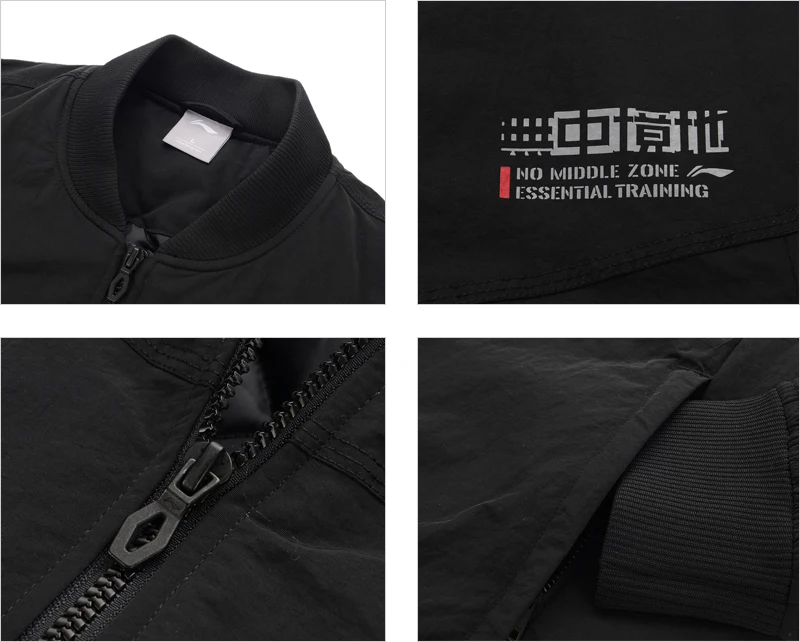 Li-Ning, мужская тренировочная стеганая куртка, водонепроницаемая, теплая, полиэстер, с подкладкой, зимние ватные куртки, пальто, AJMP023 MWM1918