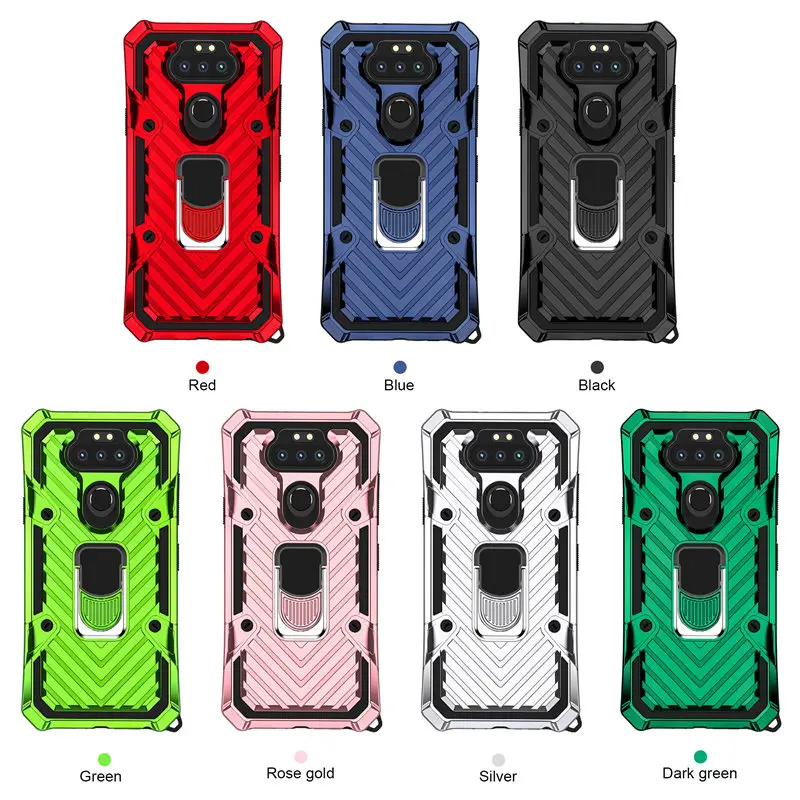 

Bumper Luxury Case for LG K31 K51 Shockproof Armor Ring Magnetic Coques LG K31 K 31 Stand Back Cover for LG K51 K31 Case