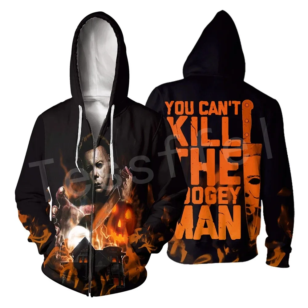 

Tessffel Halloween Cosplay Michael Myers Horror Funny Pullover NewFashion Harajuku 3DPrint Hoodies/Sweatshirt/Zip Mens Womens 13