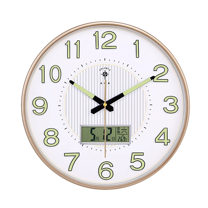 

Personalised Luminous Simple Wall Clock Modern Design Creative Small Wall Clock Silent Zegar Scienny Restaurant Decor EI50WC