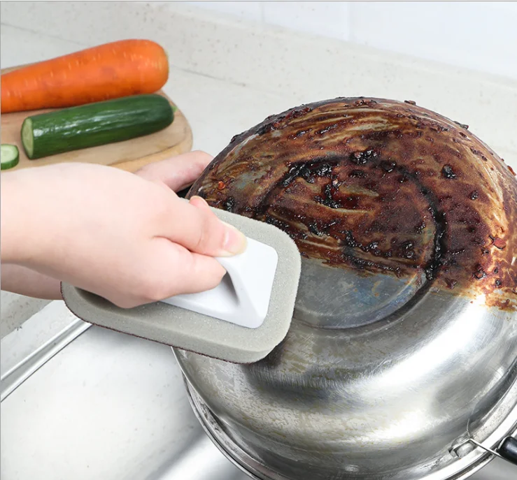 1 шт. меламиновая губка для чистки кухонных принадлежностей|Чистящие щетки| |