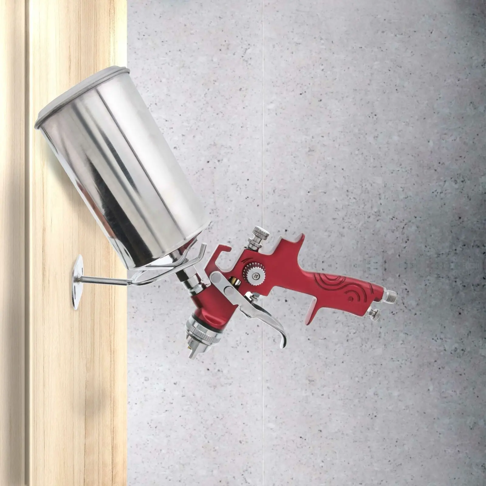 HVLP гравитационный питательный Краскораспылитель кронштейн стенд крюк