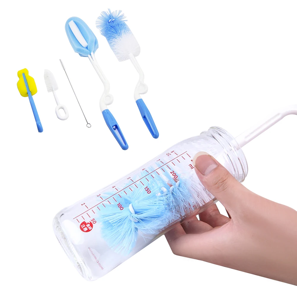 5 шт./компл. бутылочная щетка стеклянная бутылочка для кормления детей соска