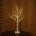 Светодиодная настольная 3d лампа, ночсветильник в виде рождественской елки для дома, праздника, спальни, декор для помещений, детской бара, сказосветильник щение, дерево, естественная ткань