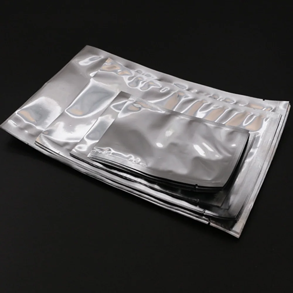 100 шт. влагостойкие Перезаправляемые антистатические алюминиевые пакеты для