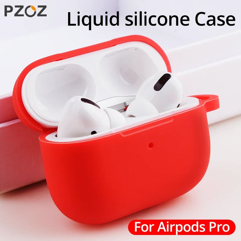 Bluetooth наушники PZOZ мягкий силиконовый чехол для Apple airpod s pro защитный против падения