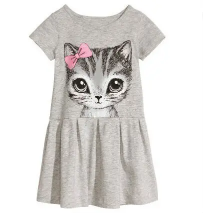 Новинка 2018 модное летнее платье из чистого хлопка для девочек Милые Пляжные