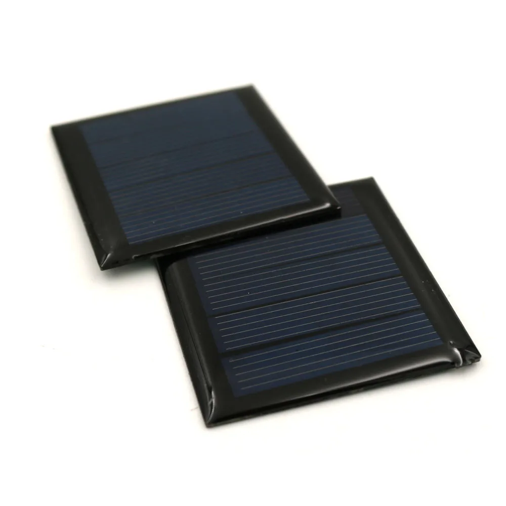 2 шт./лот x 5 в 110ма солнечные элементы эпоксидный поликристаллический кремний DIY