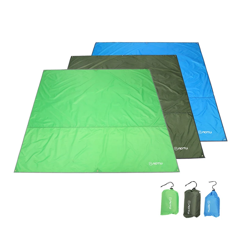 3 Color Oxford Outdoor Camping Mat Pad Waterproof Double Sided Picnic Tent Blanket Foldable Beach Mat Ground Sheet Tarp Mats