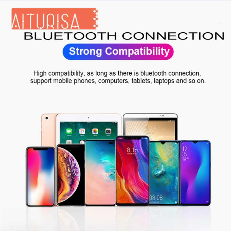Bluetooth 5,0 бинауральные спортивные наушники HiFi Ультра ясные стерео беспроводные наушники с микрофоном вызова 350 мАч зарядная коробка
