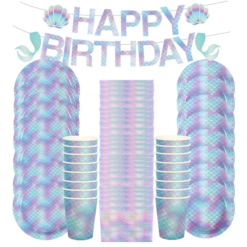 Украшение для вечерние маленькой Русалочки воздушные шары на день рождения