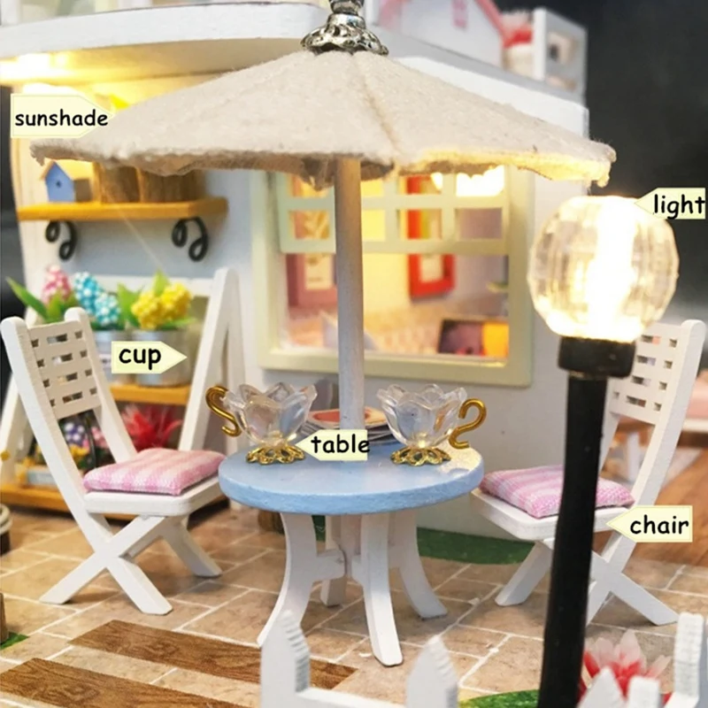 Игрушки для детей Миниатюрная игрушка-головоломка Diy Модель кукольного дома