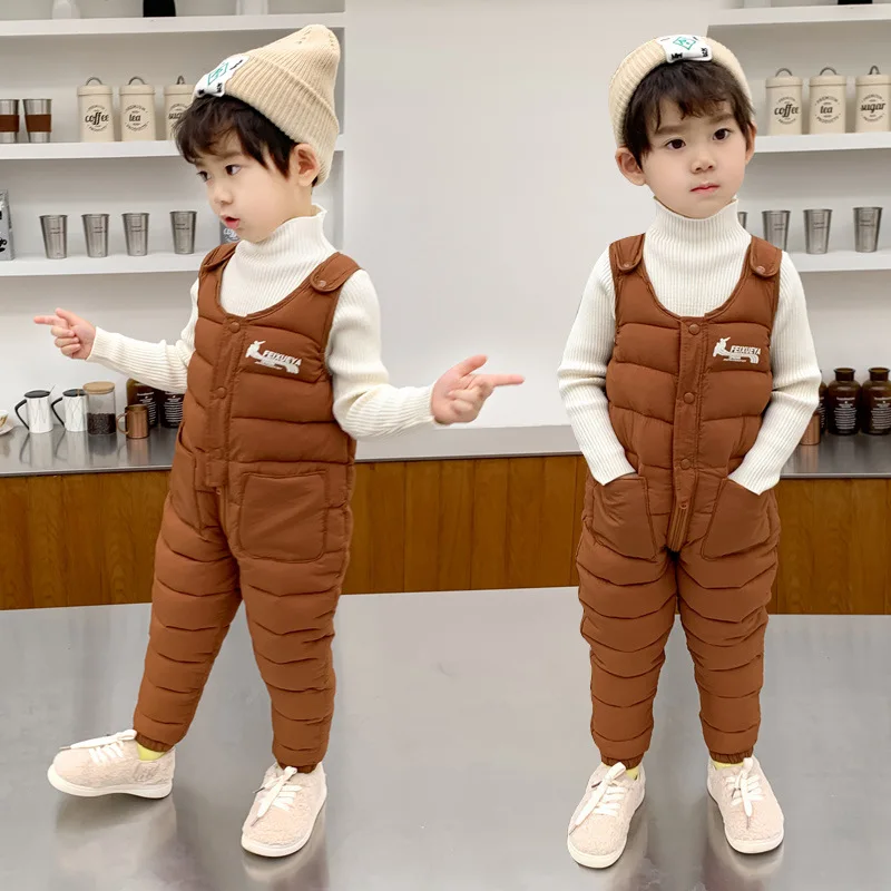 OLEKID/2021 зимние комбинезоны для девочки малыша плотные куртки с теплой подкладкой