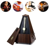 guitar metronome tower type bell ring rhythm mechanical pendulum metronome for guitar bass piano violin accessories