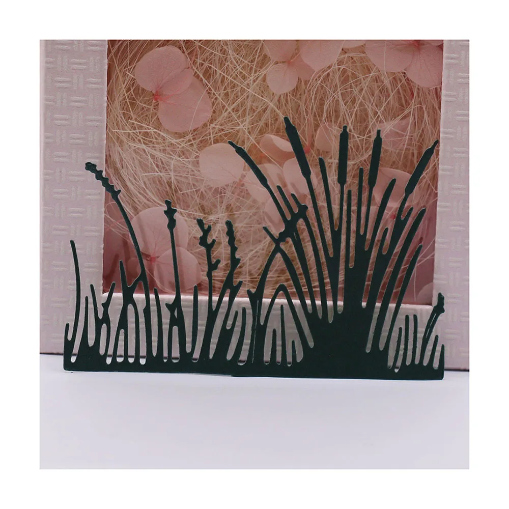 Трава металлический Трафаретный вырубной штамп для скрапбукинга фото квасцы