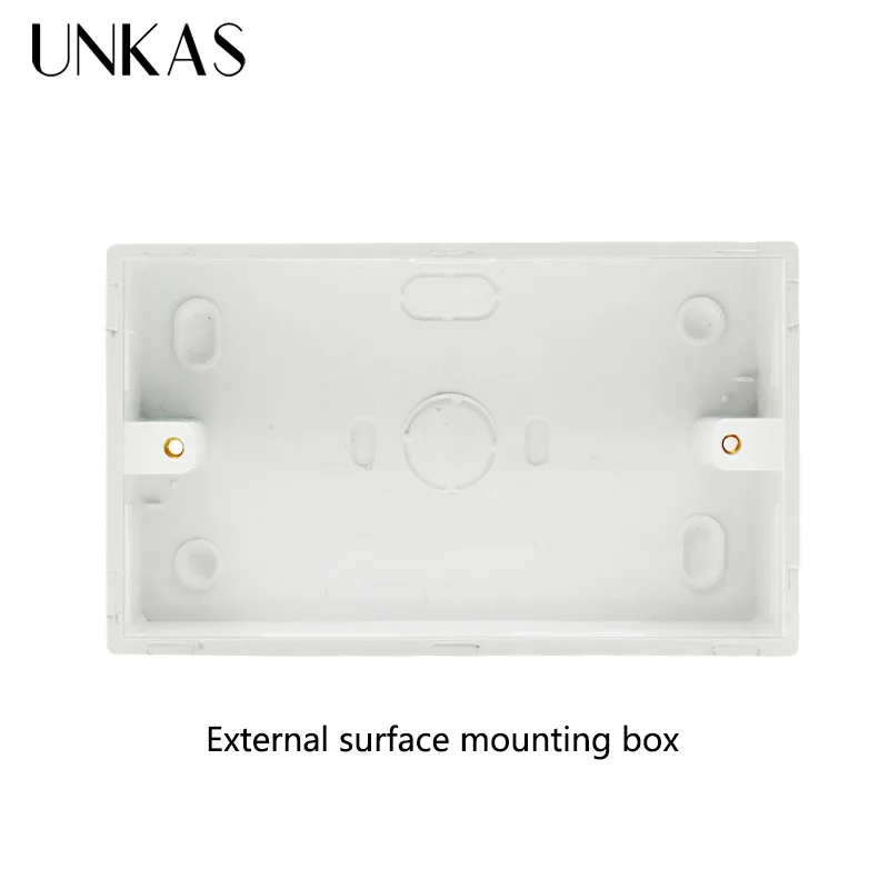 UNKAS 2.1A двойной usb порт для зарядки светодиодный индикатор настенная розетка