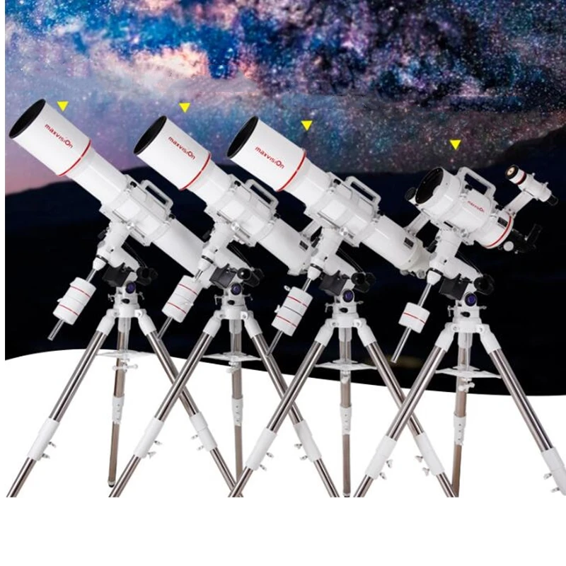 Maxvision 152 Folding Telephoto Maca Astronomical Telescope 152/1900mm F12.5 with EXOS-2 German Equatorial Mount 2 Inches Tripod |