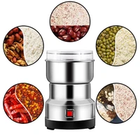 electric coffee grinder bean seeds grinding smash machine multifunction stainless steel blade cafe spice mill blender