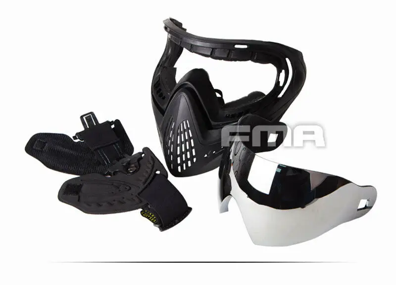 F0024 тактические Пейнтбольные полные противотуманные очки однослойное зеркало |