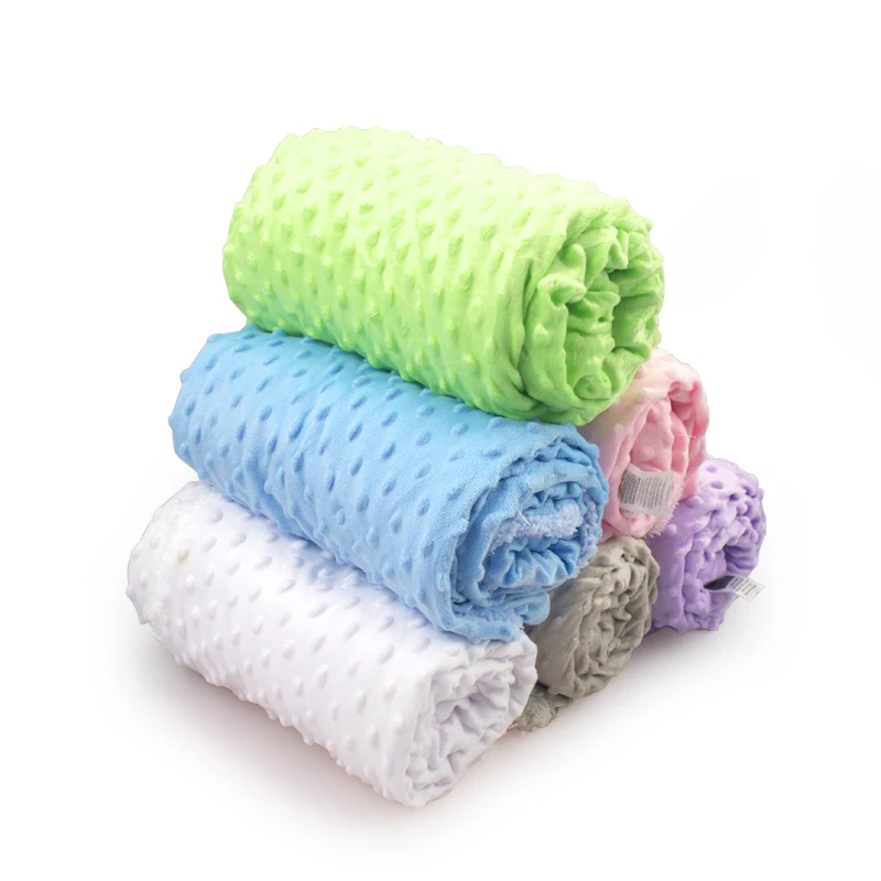 

Baby Blanket & Swaddling Newborn Thermal Soft Fleece Blanket Winter Solid Bedding Set Cotton Quilt Infant Bedding Swaddle Wrap
