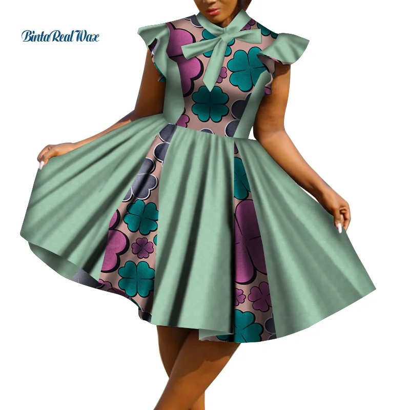 Дашики платья с Африканским принтом для женщин базин богатый анкарская печать