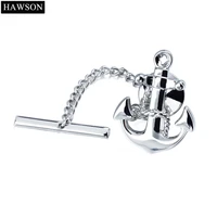 hawson interesting mens tie tacks imitation plated anchor pattern tie tacks for men fashion jewelry best gifts for party