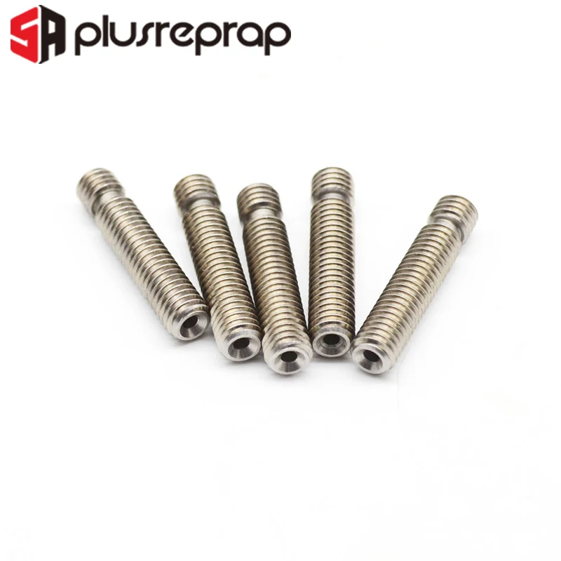 5 шт. M6 26 мм 30 40 * сопло горло с ПТФЭ трубкой для MK8 1 75 нить экструдер 3D