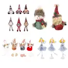 Рождественская кукла, подвеска, снеговик, Дед Мороз, плюшевая елка, подвесное украшение, Рождество 2020, новый год, детские игрушки