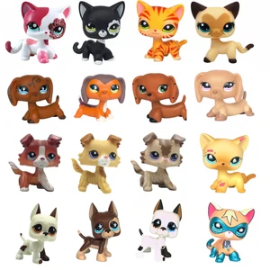 Lps кошка из настоящего питомца, игрушки стоят с короткой шерстью, кот 2249, 339, 2291, колли, 1542, собака, немецкий дог, Такса 577, 640, подарок на Рождество