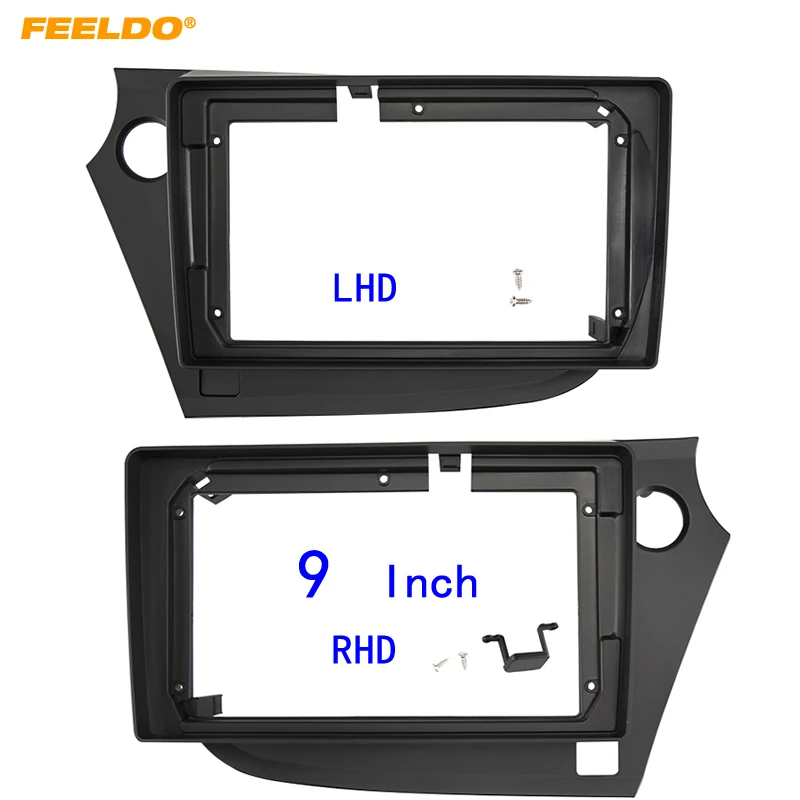 

Автомобильная аудиопанель FEELDO 2Din, лицевая панель, рамка для Honda вискоза 09-14, большой экран 9 дюймов, радио, стереопанель, крепление для приборной панели