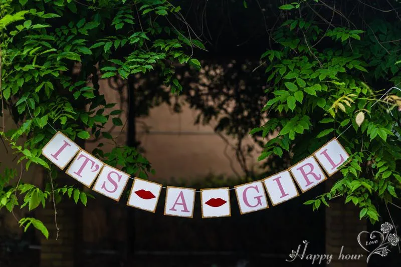 Баннер для детского дня рождения с надписью It's A Girl/Boy|decorative decorative|decoration partydecoration