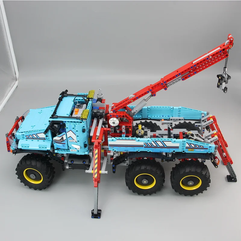 20056 Technic ultimate серия вездеход 6X6 грузовик набор строительных блоков Кирпичи игрушки модель совместима 42070 Детский Рождественский подарок