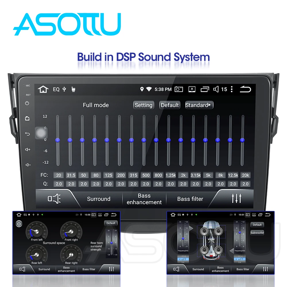 Автомобильный DVD плеер Asottu TO301 с навигатором GPS Android 9 0 PX30 для toyota rav4 2007 2008 2009 2010