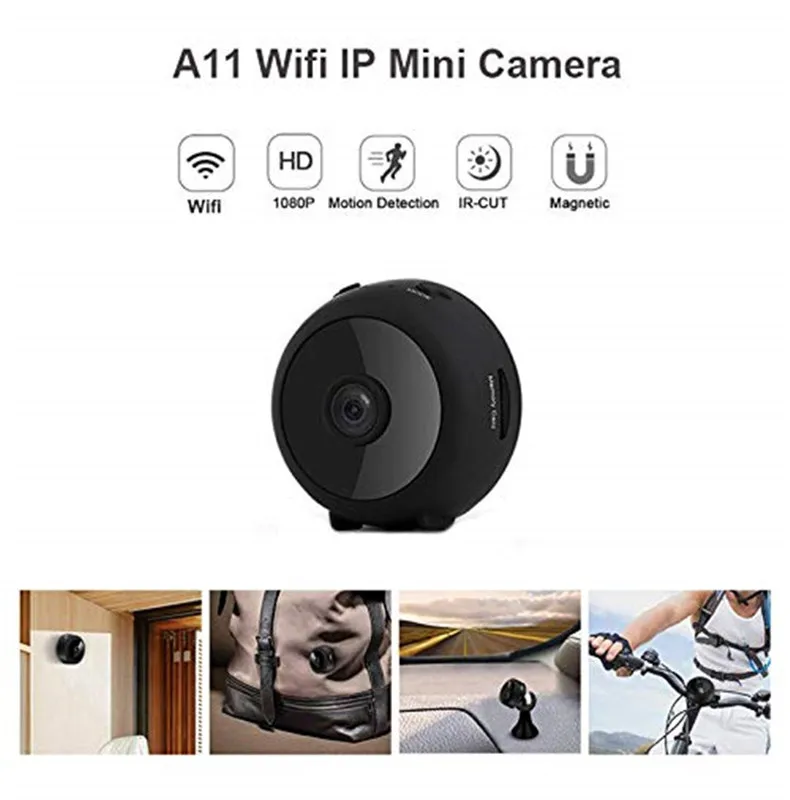 A11 Full HD 1080P Мини камера IP инфракрасная ночного видения безопасности микрокамера 150 градусов угол камера с детектором движения