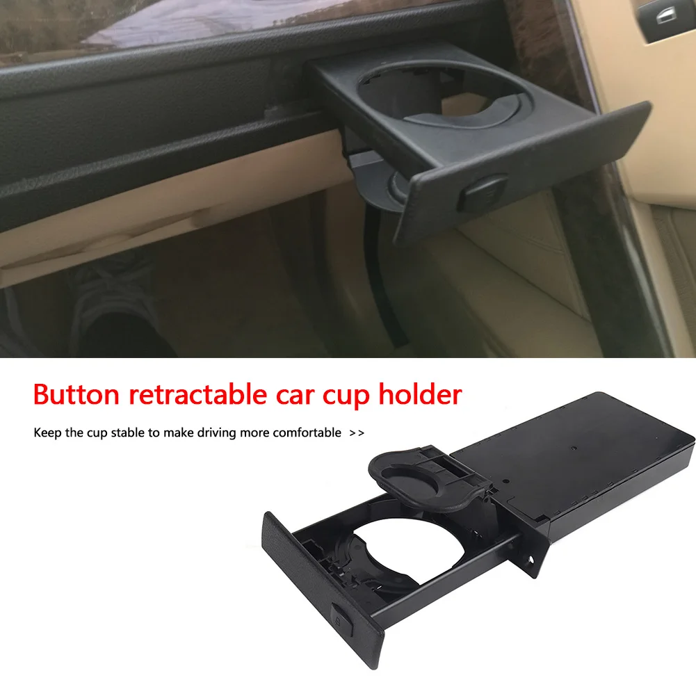 

Car Dash Mounted Console Cup Holder Right Retractable Drinks Holder for BMW 525I 525XI 528I 528XI 530I 530XI 535I 535XI 545I 550