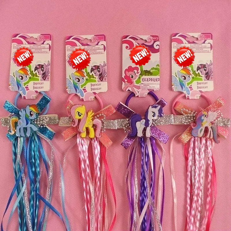 С рисунком из мультфильма Мой Маленький Пони Единорог повязка для волос с бантом