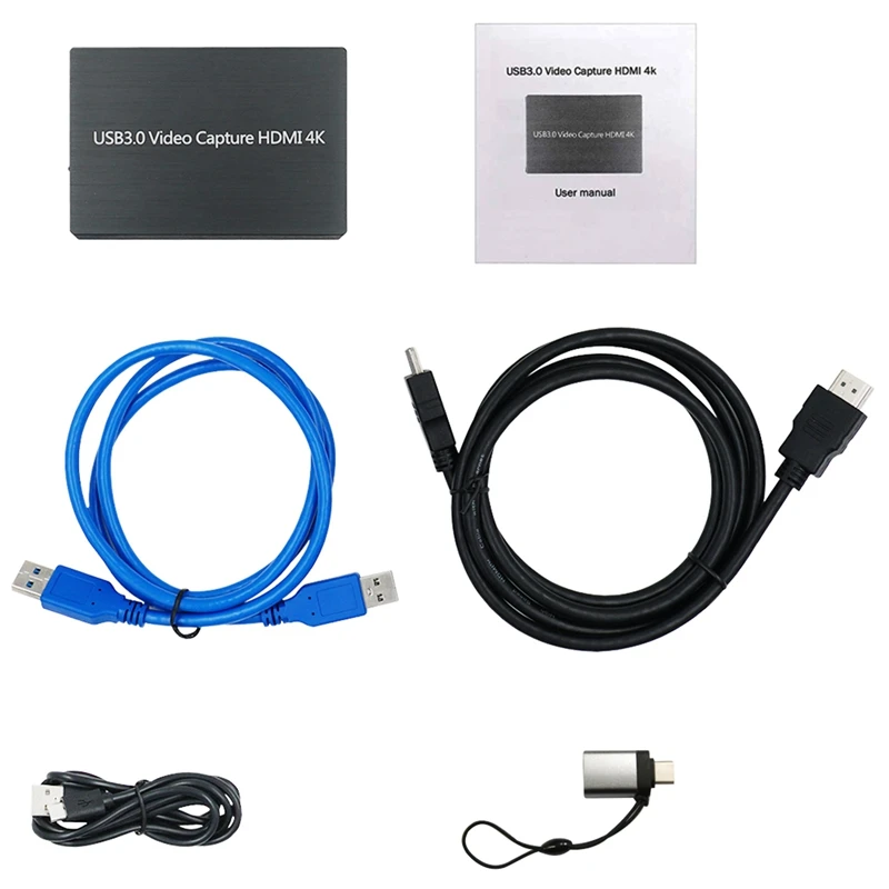 Карта видеозахвата 4K для HDMI-USB 1080 Full HD P Windows Mac OS PS4/ One/Switch | Компьютеры и офис