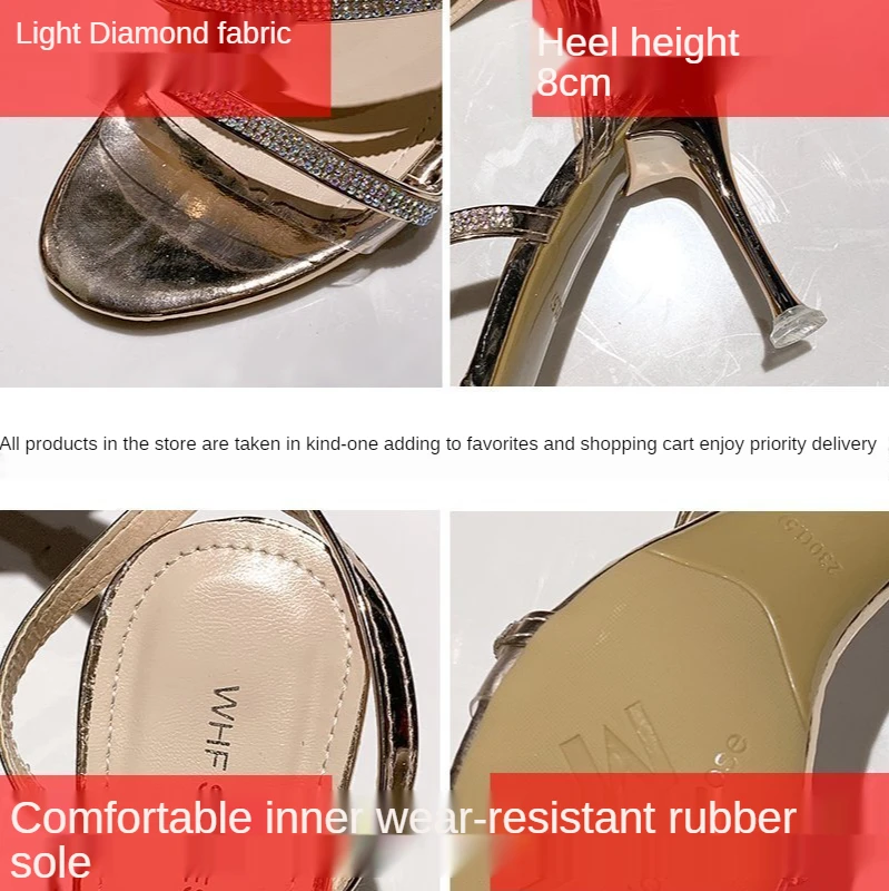 

OIMG Women Summer Fashion Thin Heels Wedding Party Shoes for Women Sandals Peep Toe Slingback High Heels Women Pumps Shoes