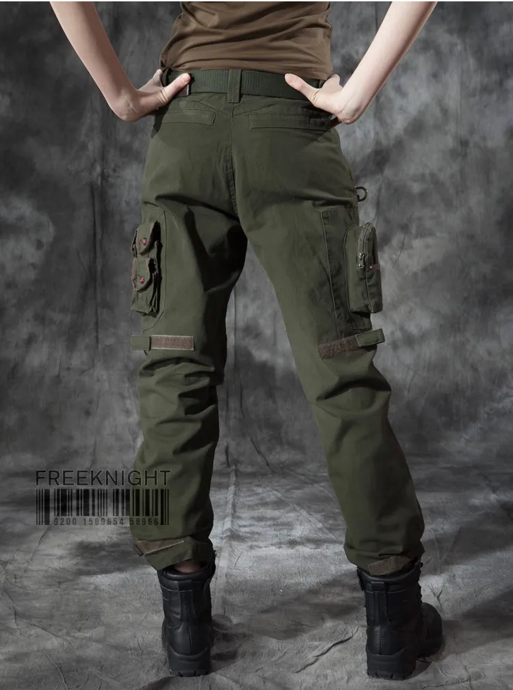 Army Force Women man Combat Tactical millitary Multi Pockets Overalls Outdoor Cargo Pants Hiking Camping workwear Trousers