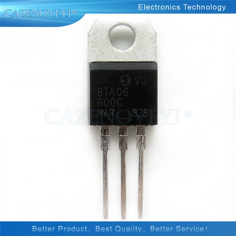 5 шт./лот BTA06-600C BTA06-600 BTA06 TO-220 В наличии | Электронные компоненты и принадлежности