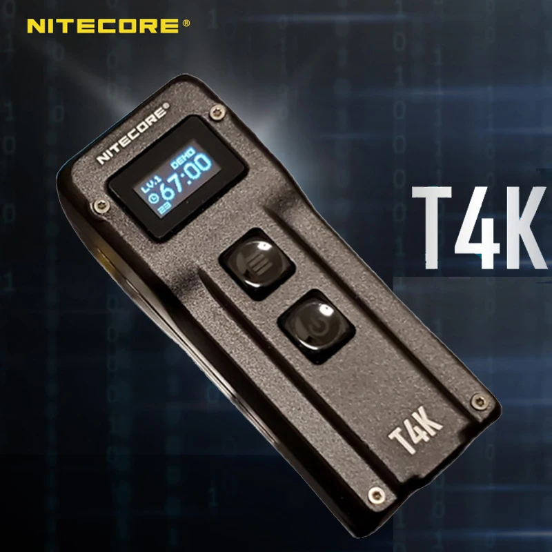 NITECORE T4K 4000 люмен Портативный брелок флеш светильник 4 светодиодов супер яркий