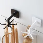 Кухонный крючок-органайзер, вешалка для ванной комнаты, настенная сушилка для посуды, держатель для крышки, кухонные аксессуары, Полка для шкафа, хранения