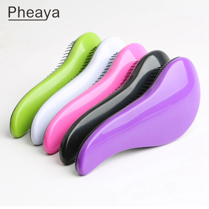 

Pheaya Hair Comb Detangling Stylist Anti-static Hairdressing Combs Massage Hair Brush Tangle Hairbrush Women Styling Tool