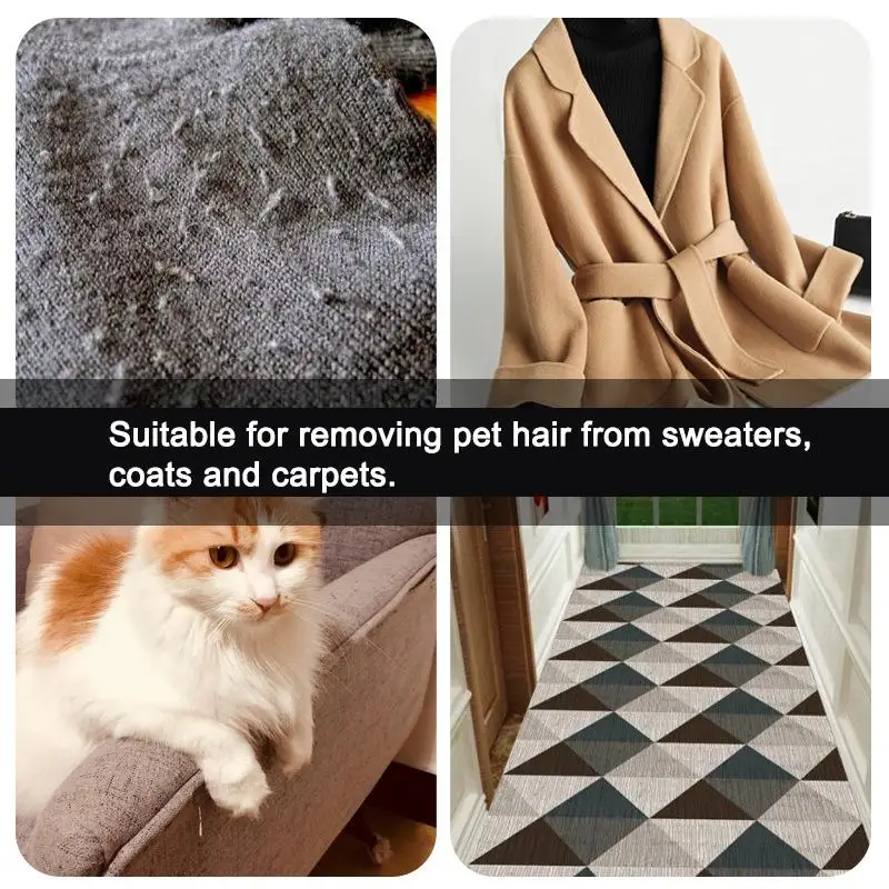Щетка для удаления шерсти домашних животных портативная двусторонняя щетка